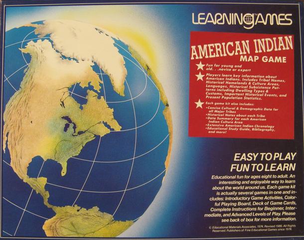 American Indian Map Game