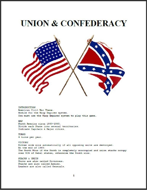 Union & Confederacy