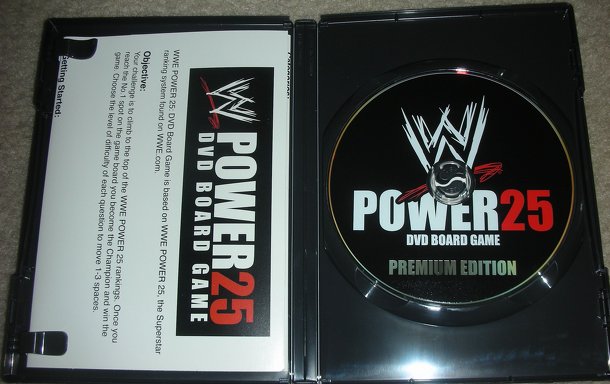 WWE Power 25 DVD Board Game