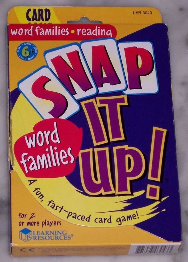 Snap It Up Word Families
