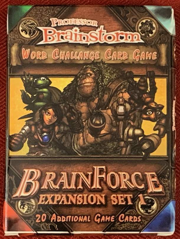 Professor Brainstorm Word Challenge Card Game: BrainForce Expansion 1