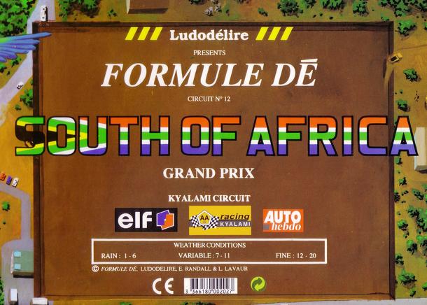 Formule Dé Circuit № 12: SOUTH of AFRICA GRAND PRIX – Kyalami Circuit