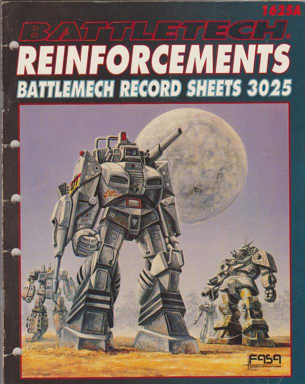 BattleTech Reinforcements: BattleMech Record Sheets 3025