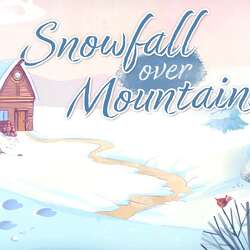 Snowfall Over Mountains